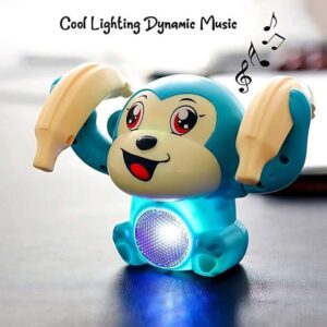 Dancing Monkey Toy with Sensor On-Off | Spinning, Rolling, Tumble Action