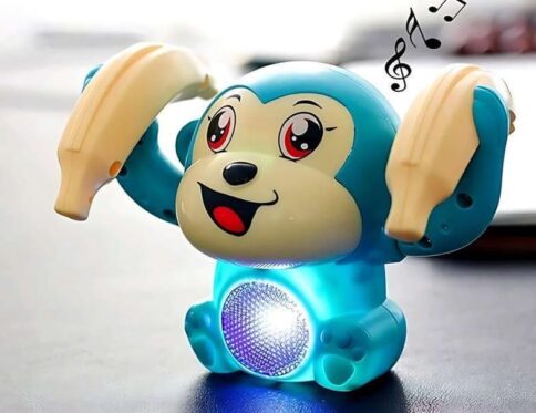 Dancing Monkey Toy with Sensor On-Off | Spinning, Rolling, Tumble Action